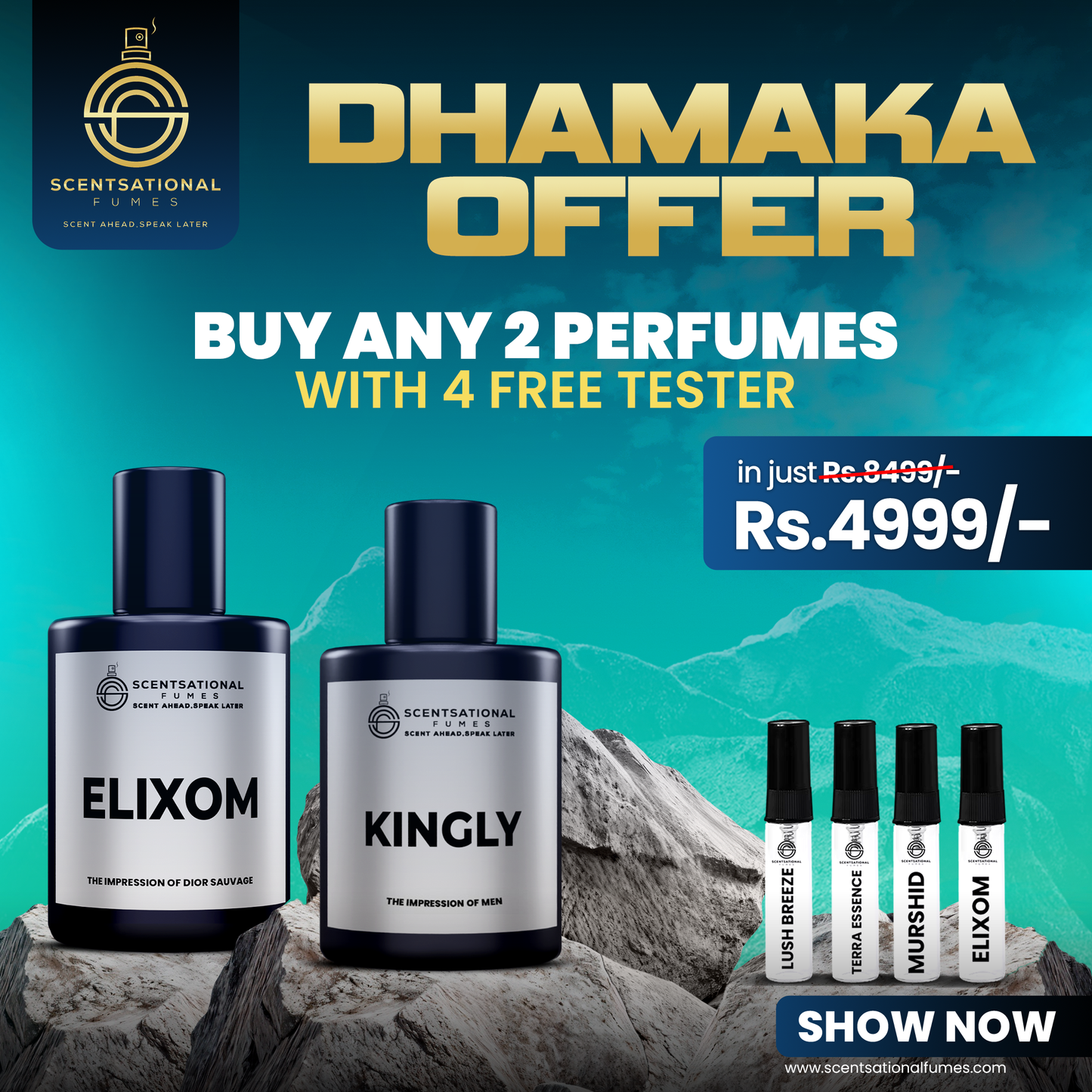 Bundle Offer 2( Elixom & King khan Scent)